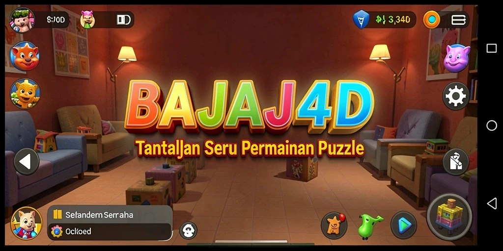 Tampilan gameplay BAJAJ4D yang penuh warna dan penuh tantangan.