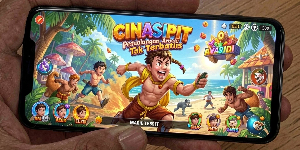 Tampilan gameplay seru dari CINASIPIT yang penuh aksi.
