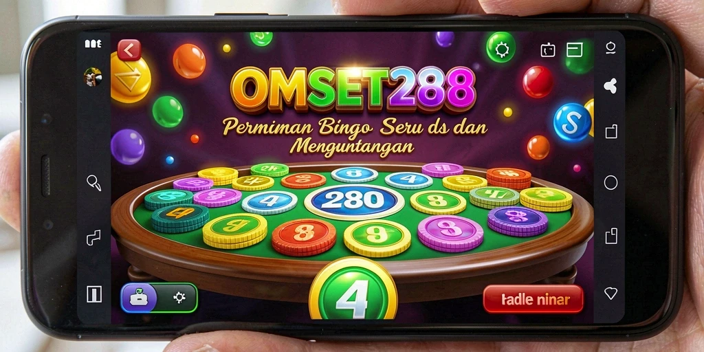 Tampilan gameplay Bingo yang seru dan interaktif di OMSET288.